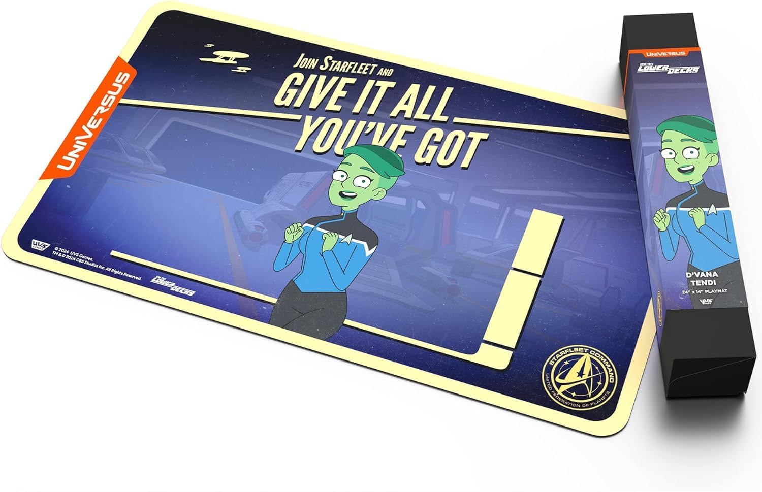 UniVersus: Star Trek: Lower Decks - D’Vana Tendi Playmat - 24 x 14 Neoprene Mat